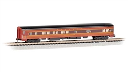 Bachmann 14356 N 85' Smooth-Side Observation with Interior Lighting Pennsylvania Railroad "Metropolitan View" Fleet of Modernism     