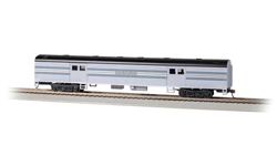 Bachmann 14407 HO 72' Smooth-Side Baggage Lighted New York Central #5017 1938 20th Century Ltd. Scheme; 2-Tone