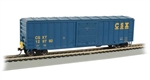 Bachmann 14904 HO ACF 50'6" Outside-Braced Boxcar w/ Flashing Rear End Device FRED CSX #129782