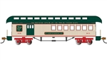 Bachmann 15209 HO Old-Time Wood Combine with Round-End Clerestory Roof North Pole & Southern Turtle Dove Christmas