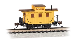 Bachmann 15757 N Old-Time Wood Bobber Caboose Durango & Silverton