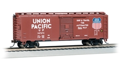 Bachmann 16019 HO Pullman-Standard PS-1 40' Steel Boxcar Union Pacific #107272 Automated Slogan