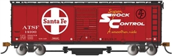 Bachmann 16324 HO Track Cleaning 40' Boxcar w/ Removable Dry Pad Santa Fe SF 14112