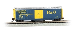 Bachmann 16368 N Track Cleaning 50' Plug-Door Boxcar Baltimore & Ohio #478554