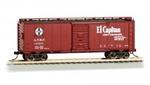 Bachmann 16506 HO 40' Steel Boxcar Santa Fe #140721 Map Scheme El Capitan Slogan