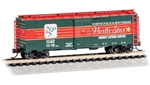 Bachmann 17071 N AAR 40' Steel Boxcar North Pole & Southern Christmas Present Express Service