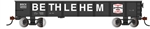 Bachmann 17205 HO 40' Gondola Silver Series Bethlehem Steel Billboard Lettering