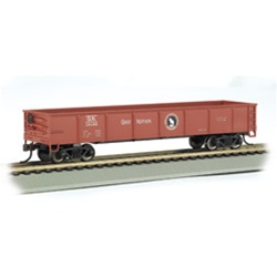 Bachmann 17211 HO 40' Gondola Series Great Northern #75733 Rocky Silhouette Logo