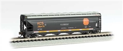 Bachmann 17556 N ACF 4-Bay Center-Flow Covered Hopper Series Kansas City Southern 286476