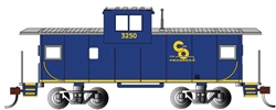 Bachmann 17705 HO 36' Wide-Vision Caboose Silver Series Chesapeake & Ohio #3260
