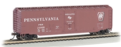 Bachmann 18039 HO 50' Plug-Door Boxcar Silver Series Pennsylvania 21008 Tuscan Shadow Keystone