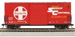 Bachmann 18202 HO 40' Steel Hi-Cube Sliding-Door Boxcar Atchison Topeka & Santa Fe #14044