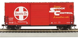 Bachmann 18202 HO 40' Steel Hi-Cube Sliding-Door Boxcar Atchison Topeka & Santa Fe #14044