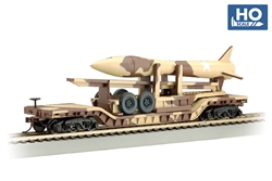 Bachmann 18340 HO 50' Flat Desert Cameo w/Missile