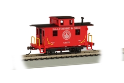 Bachmann 18404 HO Wood 4-Wheel Bobber Caboose Series Baltimore & Ohio #C-1775 13 States Logo