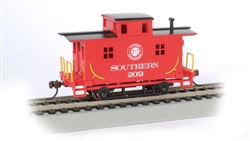 Bachmann 18408 HO 4-Wheel Wood Bobber Caboose Southern Railway #209