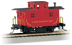 Bachmann 18445 HO Wood 4-Wheel Bobber Caboose Series Cass Scenic Railroad