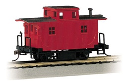 Bachmann 18449 HO Wood 4-Wheel Bobber Caboose Series Unlettered
