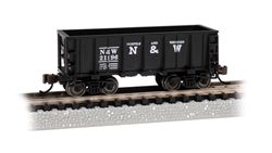 Bachmann 18658 N Flat-Bottom Ore Car Norfolk & Western #21996