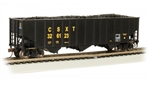 Bachmann 18718 HO Bethlehem Steel 3-Bay 100-Ton Open Hopper CSX #326123