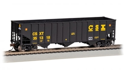 Bachmann 18727 HO Bethlehem Steel 3-Bay 100-Ton Open Hopper CSX #326318