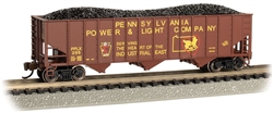 Bachmann 18755 N Bethlehem Steel 100-Ton 3-Bay Hopper Pennsylvania Power & Light 286