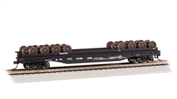 Bachmann 18936 HO 52' Wheel Flatcar with Load New York Central #X-29499