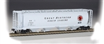 Bachmann 19111 HO Canadian Cylindrical 4-Bay Grain Hopper Silver Series Great Northern Large Grain Loading Lettering