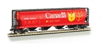 Bachmann 19131 HO Canadian Cylindrical 4-Bay Grain Hopper Silver Series Government of Canada #1 CPWX