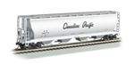 Bachmann 19142 HO Canadian Cylindrical 4-Bay Grain Hopper Series Canadian Pacific Script Lettering