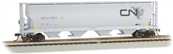 Bachmann 19145 HO Canadian Cylindrical 4-Bay Grain Hopper Series Canadian National North America Logo