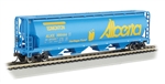 Bachmann 19155 N Canadian Cylindrical 4-Bay Grain Hopper Silver Series Alberta Heritage Fund Edmonton Billboard Alberta