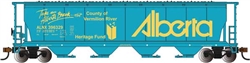 Bachmann 19158 N Canadian Cylindrical 4-Bay Grain Hopper Series Alberta Vermillion River