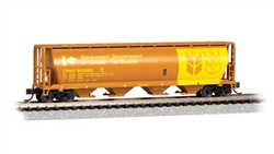 Bachmann 19166 N Canadian Cylindrical 4-Bay Grain Hopper Series