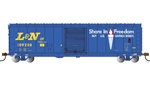 Bachmann 19414 HO 50' Sliding-Door Boxcar Silver Series Louisville & Nashville #109208 US Savings Bonds