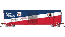 Bachmann 19415 HO 50' Sliding-Door Boxcar Silver Series Northern Pacific #31432 Buy US Savings Bonds