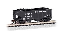 Bachmann 19563 N USRA 55-Ton 2-Bay Open Hopper with Load Nickel Plate Road 99027