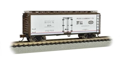 Bachmann 19855 N 40' Wood Reefer Pure Carbonic Co.