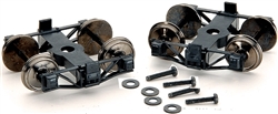 Bachmann 29904 On30 Spectrum On30 Trucks w/Wheel Sets Freight Arch Bar 4'1" Wheelbase Matches Log Cars 1 Pair