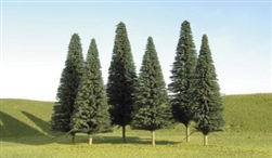 Bachmann 32201 O SceneScapes Layout-Ready Trees Pine Trees 8-10" Pkg 3