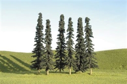 Bachmann 32203 O SceneScapes Layout-Ready Trees Conifer Trees 8-10" Pkg 3