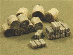 Bachmann 32502 HO Hay Bales Bundles Pkg 35