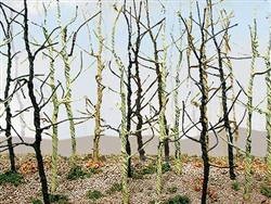 Bachmann 32509 HO Woods Edge Trees Bare Pkg 14