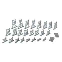 Bachmann 42523 N 26-Piece Graduated Trestle Set