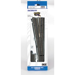Bachmann 44134 HO Decoder-Equipped Nickel E-Z Track Turnout #5 Wye