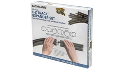 Bachmann 44494 HO Expander Set E-Z Track Steel Rail & Black Roadbed
