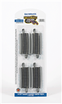 Bachmann HO Curved Track w/ Nickel Silver Rail & Gray Roadbed E-Z Track 33-1/4" Radius 6-Degree Curve pkg 4