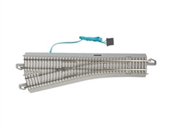 Bachmann 44757 HO #4 Turnout w/Nickel Silver Rail Gray Roadbed Concrete Ties E-Z Track Left Hand