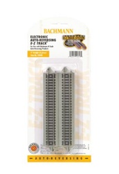 Bachmann 44848 N Auto-Reversing Track w/Nickel Rail & Roadbed E-Z Track 5" Straight Pkg 6