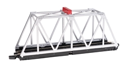 Bachmann 44870 N Truss Bridge with Blinking Light E-Z Track Assembled 10-1/2 x 2-3/8 x 4"